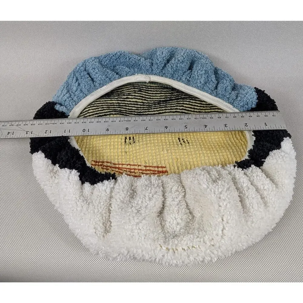 Vintage Snowman Bathroom Toilet Seat Cover Christmas Decor Estate Find